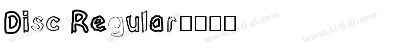 Disc Regular字体转换